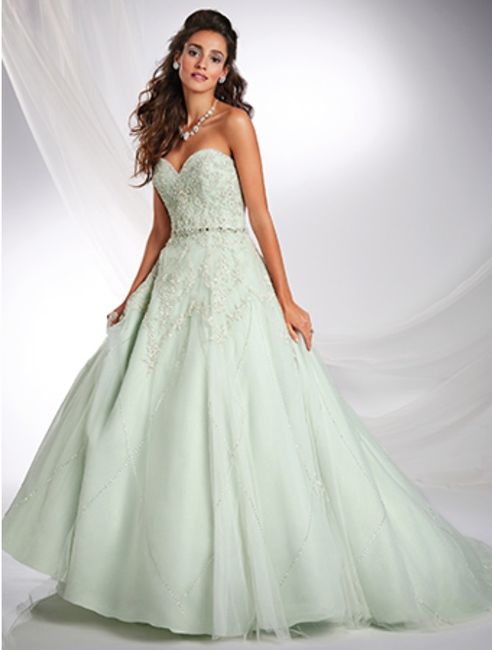 Wedding dress with color?