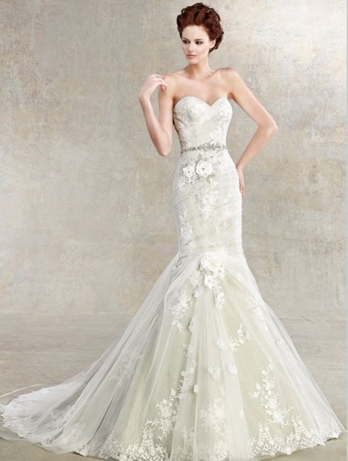 Wedding dress with color?