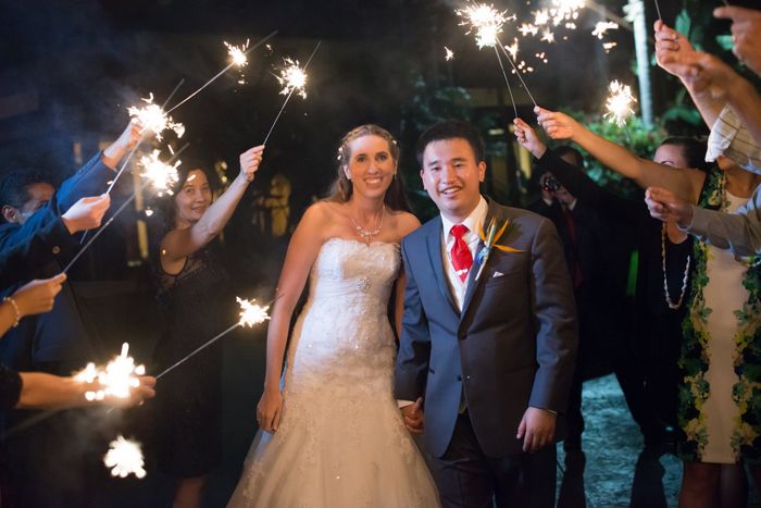 Sparklers?  Send off lanterns?