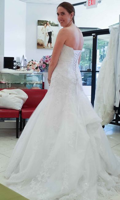 Final fitting with bustle (pics)