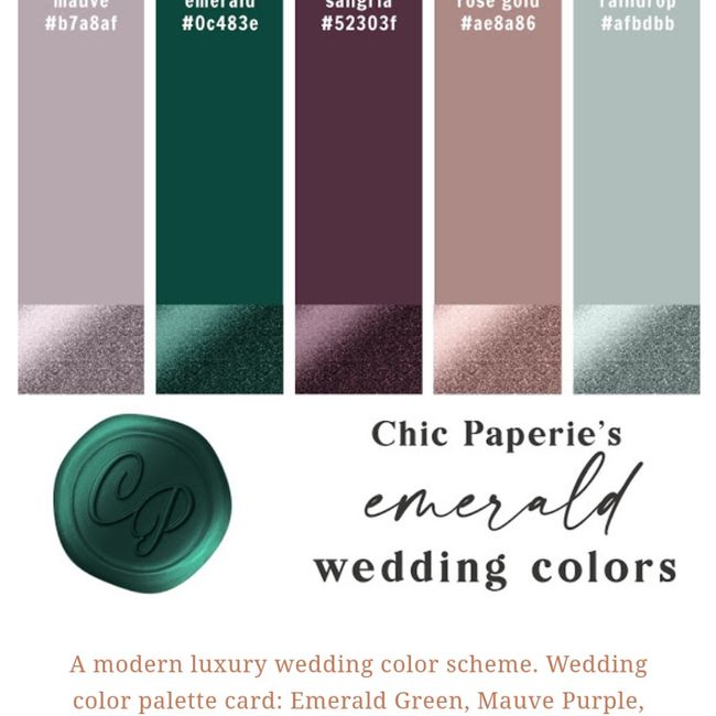 What colors did you choose for your wedding? 15