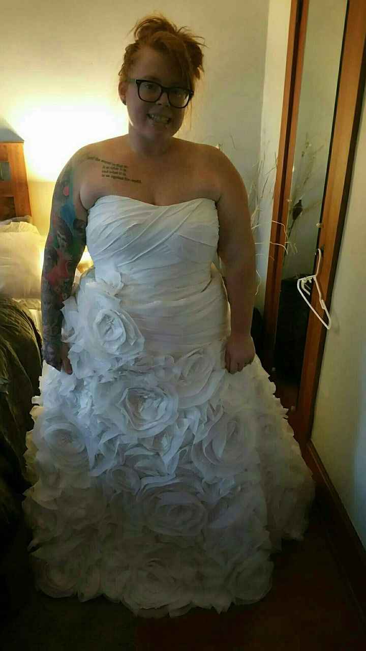 Picked up my dress