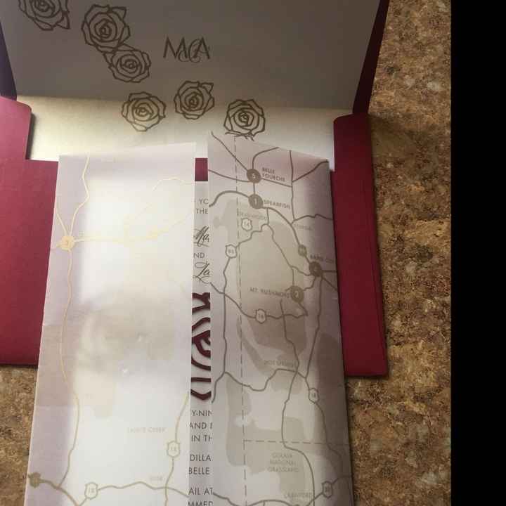 Let's see your invitations!  Any special details? - 1