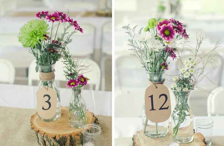 I need your opinion on mismatched center pieces.