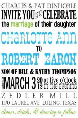 Need some opinions on my DIY invitations