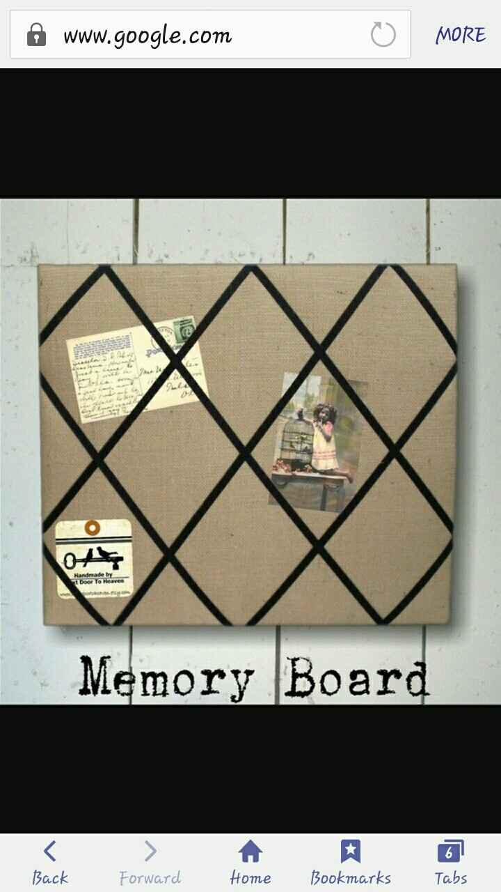 Memorial tables at wedding