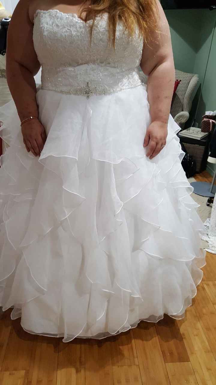 Plus Size Lace or Tulle Wedding Dresses -- show me yours?
