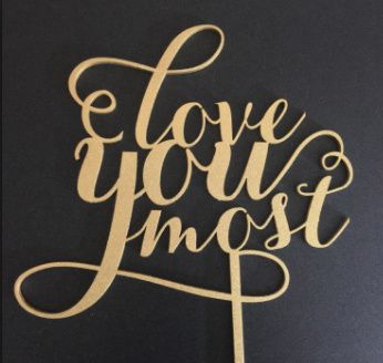 Cake topper