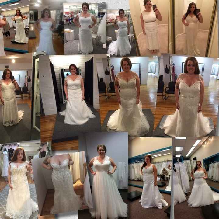 The dresses that didn't make the cut.