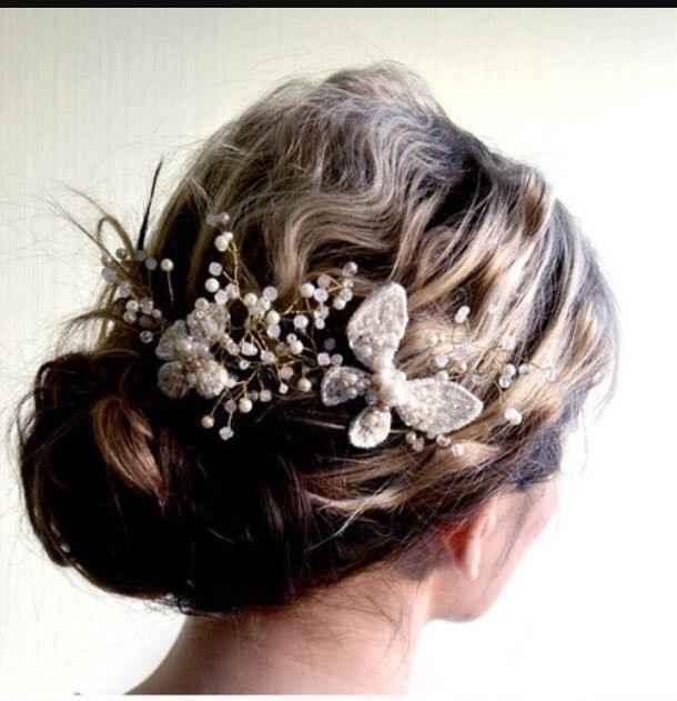 Opinions on head pieces to match my dress....