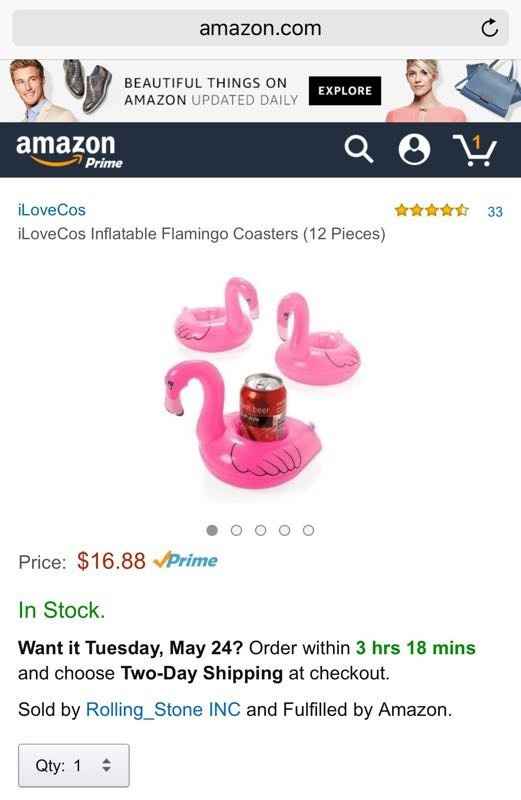 Flamingo inspired wedding shower