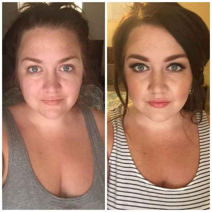 Make up and hair trial photos