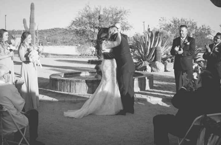 BAM!!! And en-route to our Honeymoon!