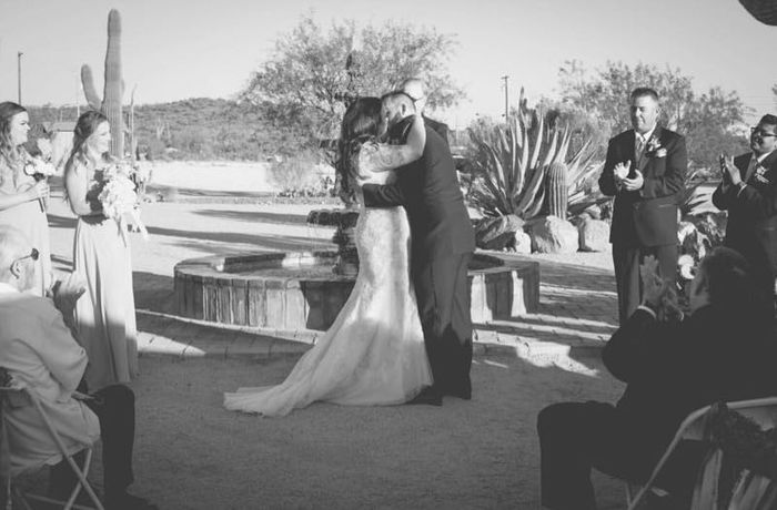 BAM!!! And en-route to our Honeymoon!