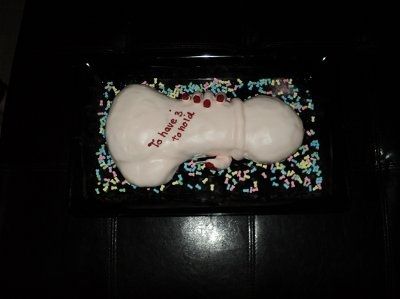 I love my Bach party cake