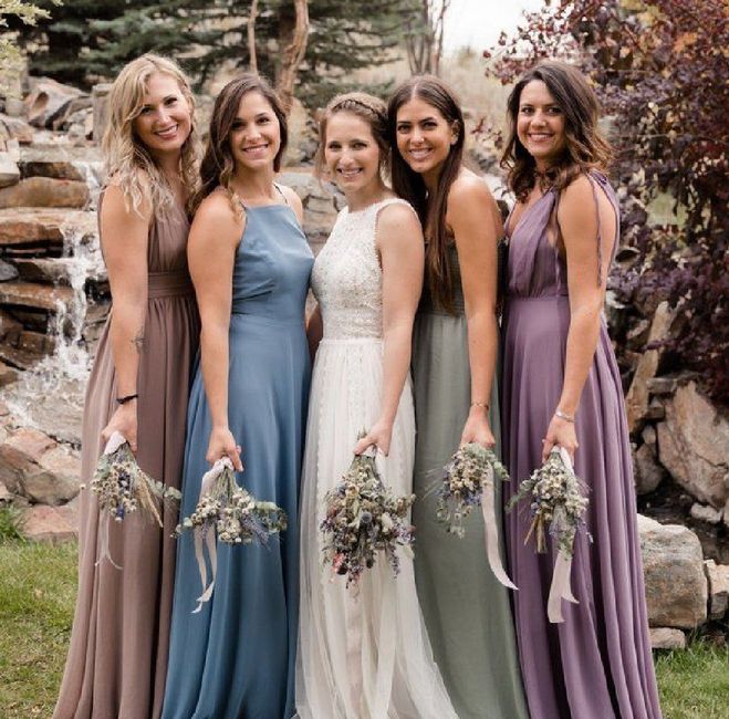 Unmatched bridesmaid dresses? 6