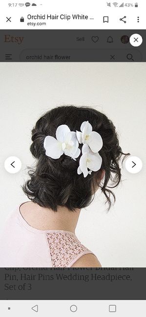 Hair flowers with veil? 1