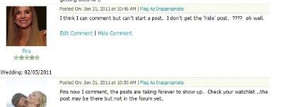 KK - I still can't comment on posts!