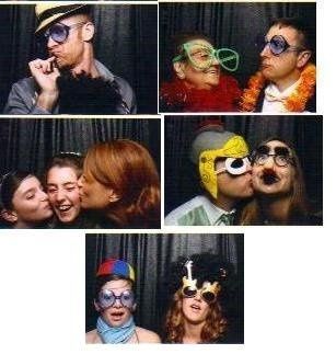 some of our photo booth silliness