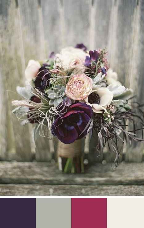 All white or colorful bride bouquet?