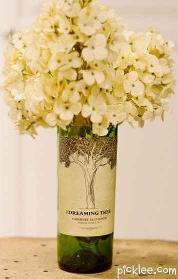 Wine bottle centerpieces?