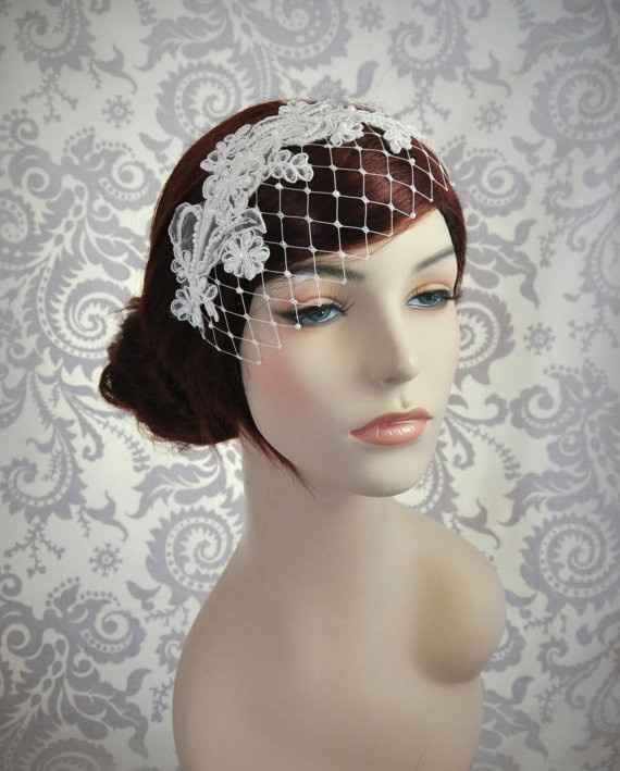 Birdcage veil questions! Updated, yay pics!