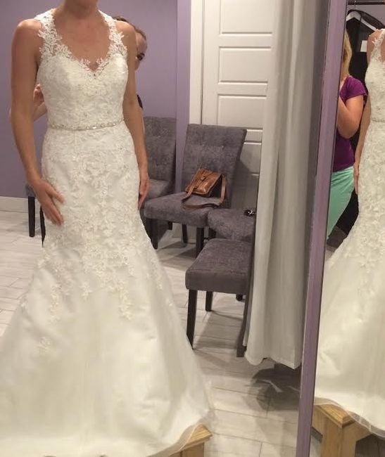 Were you surprised by your wedding dress choice?