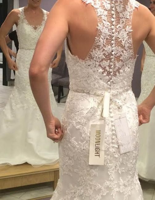Were you surprised by your wedding dress choice?