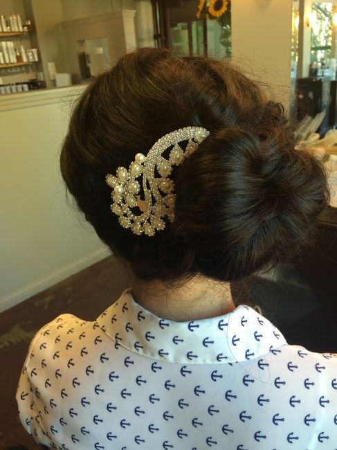 Hair trial today! Pics!