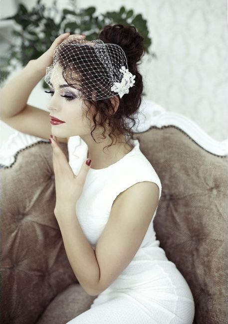Birdcage veil questions! Updated, yay pics!