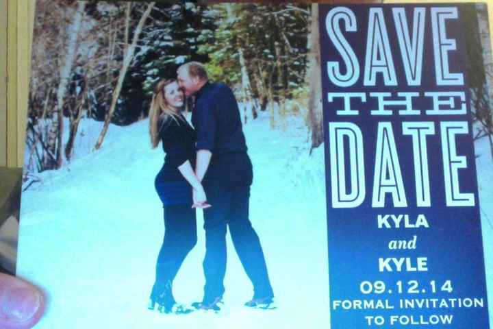 Save The Dates are in!!!! *PICS*