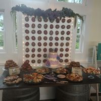 Small cake and donut wall?