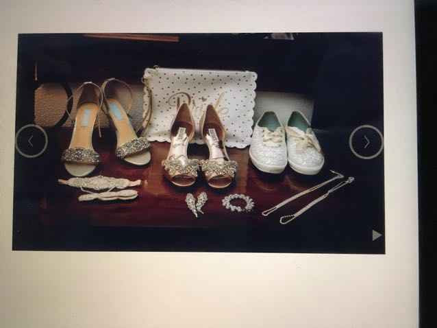 Show me your wedding shoes, any wedge heels in the house? - 1