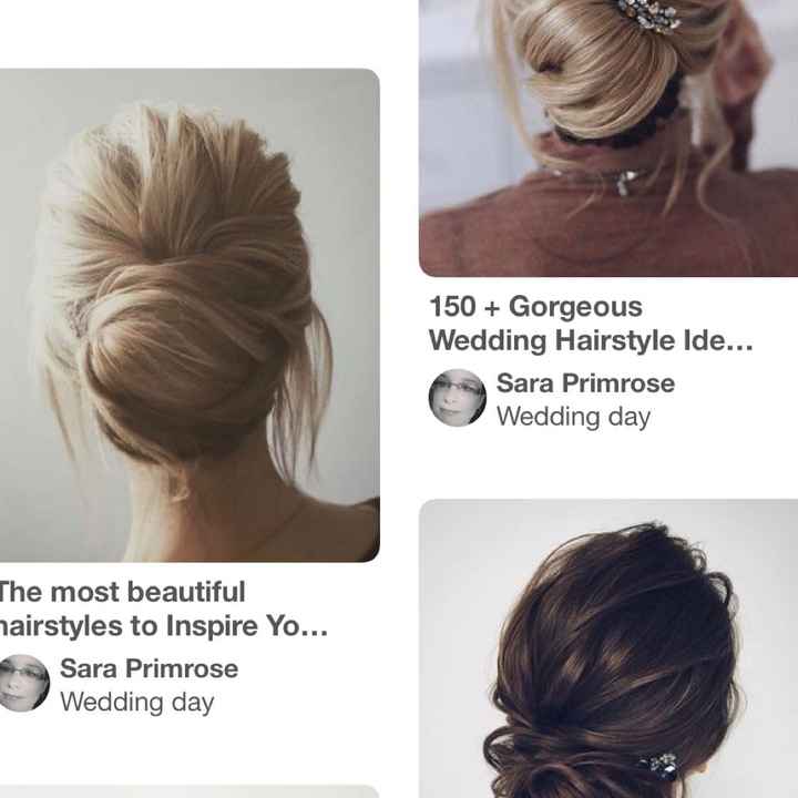 Hairstyle with strapless dress - 1