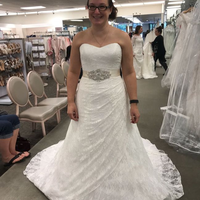 How much money did you spend on your wedding dress? 16