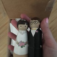 Our cake topper
