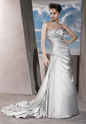 Wedding Dresses Colors that aren't White, Ivory or Champagne but not super colorful either?