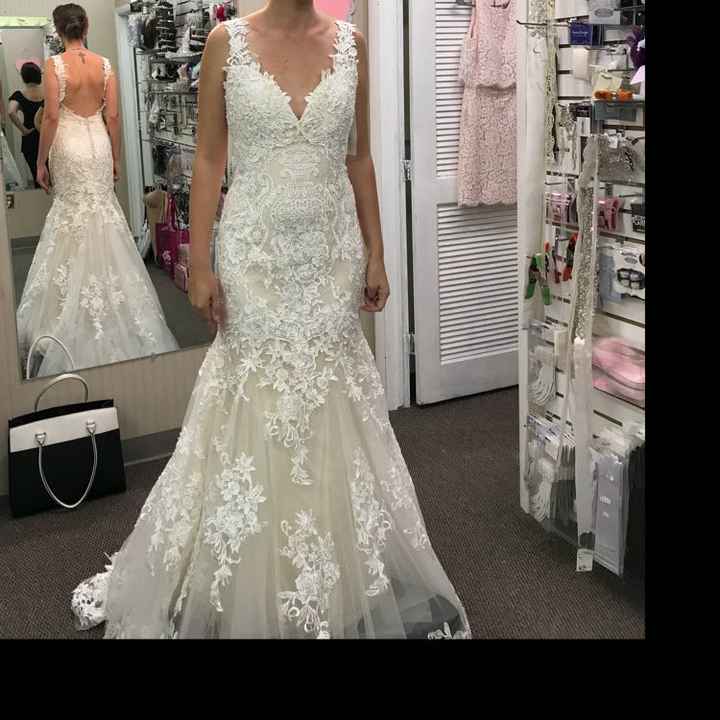 Please show your wedding dress, ladies - 1