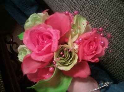 Anyone using fake flowers for the bouquet?