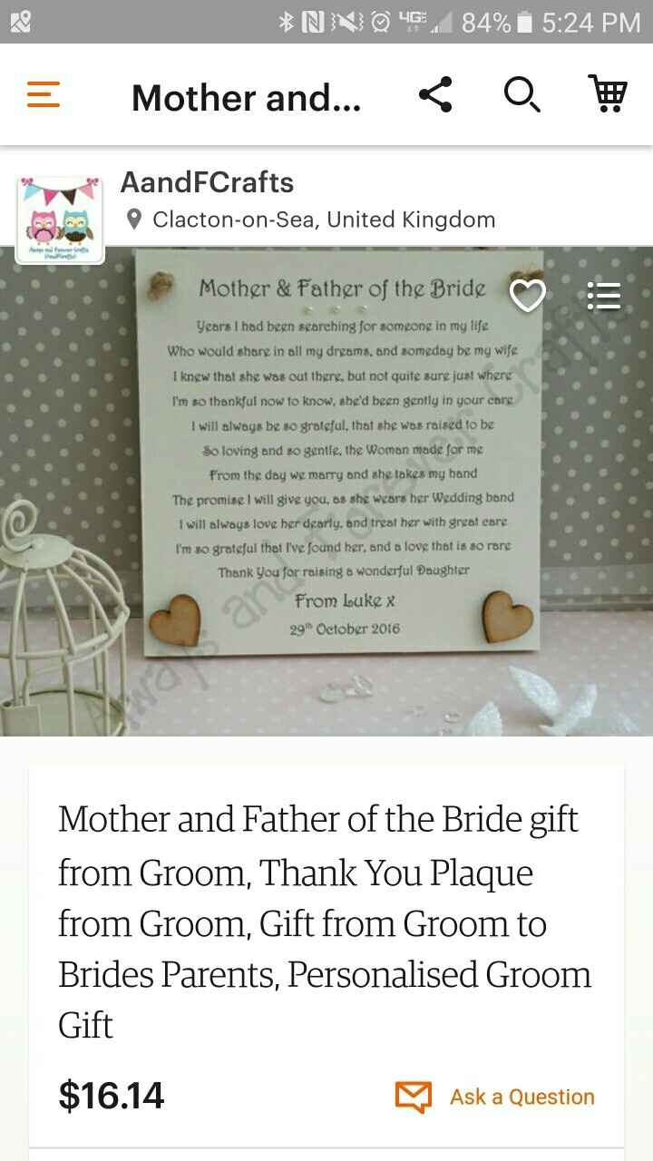 Gifts for Parents
