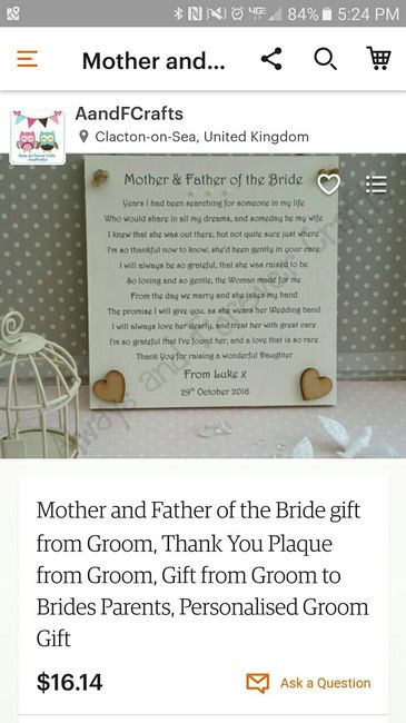 Gifts for Parents