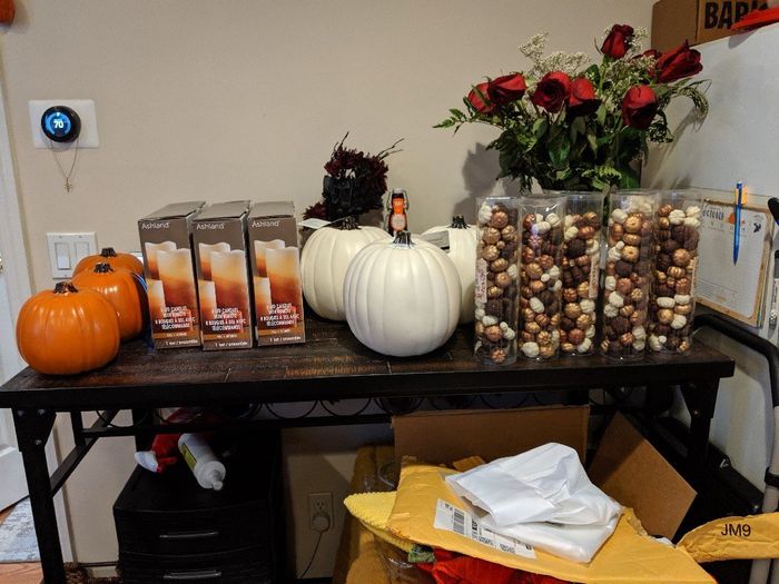 Decorations for a Fall 2020 wedding 1