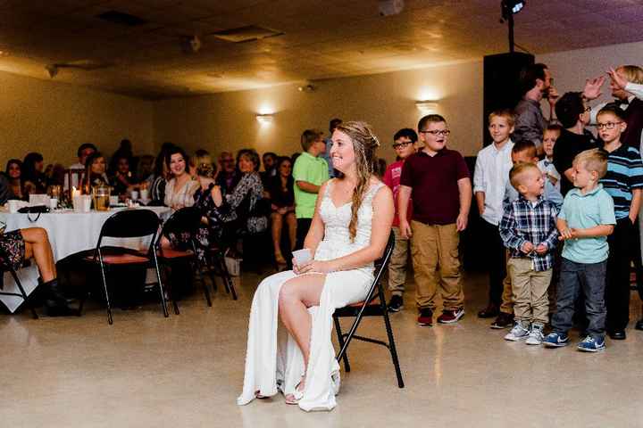 Garter Toss (LOL my face again)