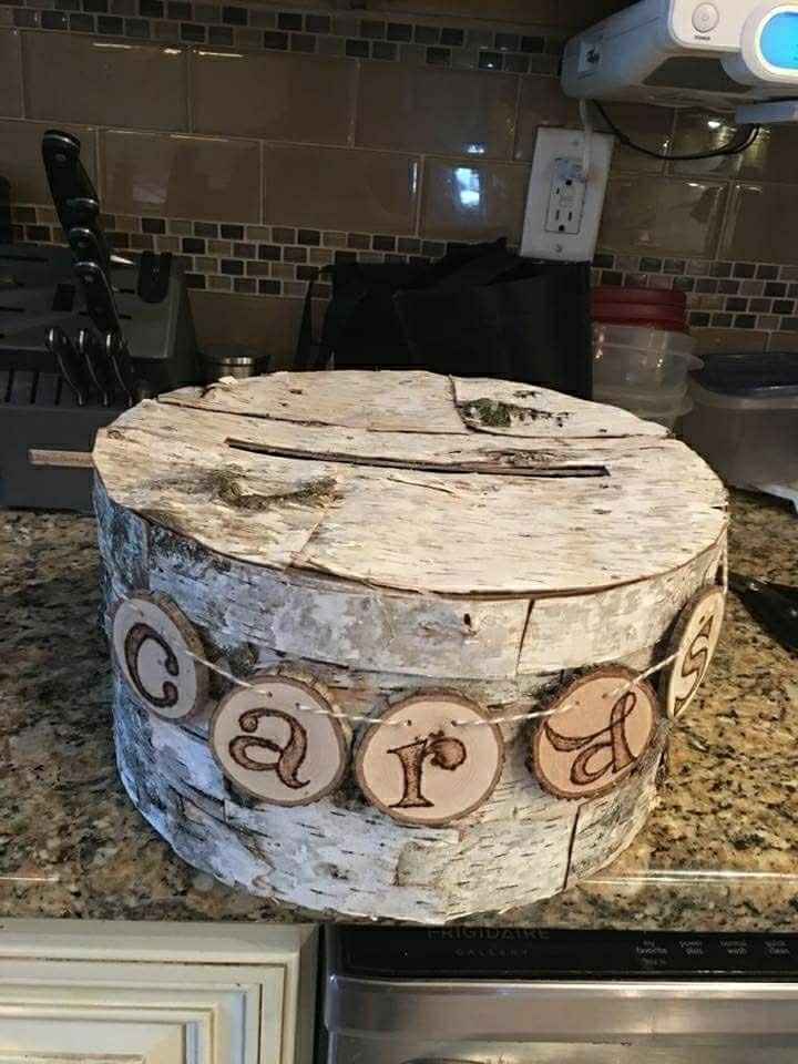 Anyone DIY'd their card box? Where can I find a raw, locking wood box?