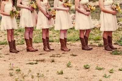Bridesmaids dresses & shoes