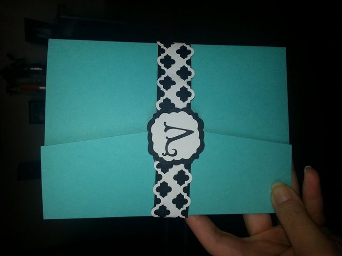 Our Damask and Tiffany Wedding