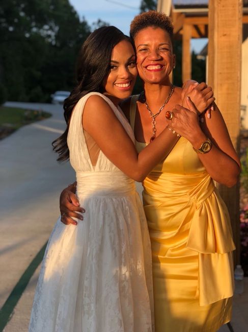 She came all the way from The Virgin Islands for my big day! 