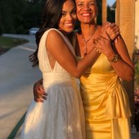 She came all the way from The Virgin Islands for my big day! 