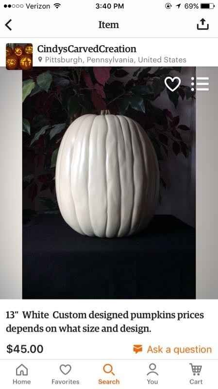 Pumpkin card box?