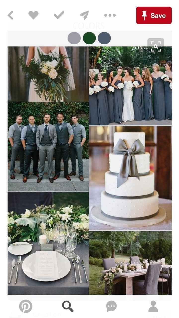 Gray Bridesmaids Dresses--now gray groomsmen?